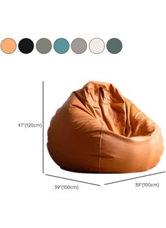 Poppins Home Cozy & Lightweight Polyester Bean Bag Chair: Perfect for Any Space (Charcoal)  - Image 2