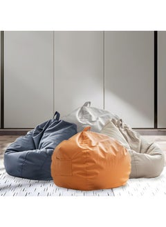 Poppins Home Cozy & Lightweight Polyester Bean Bag Chair: Perfect for Any Space (Charcoal)  - Image 4