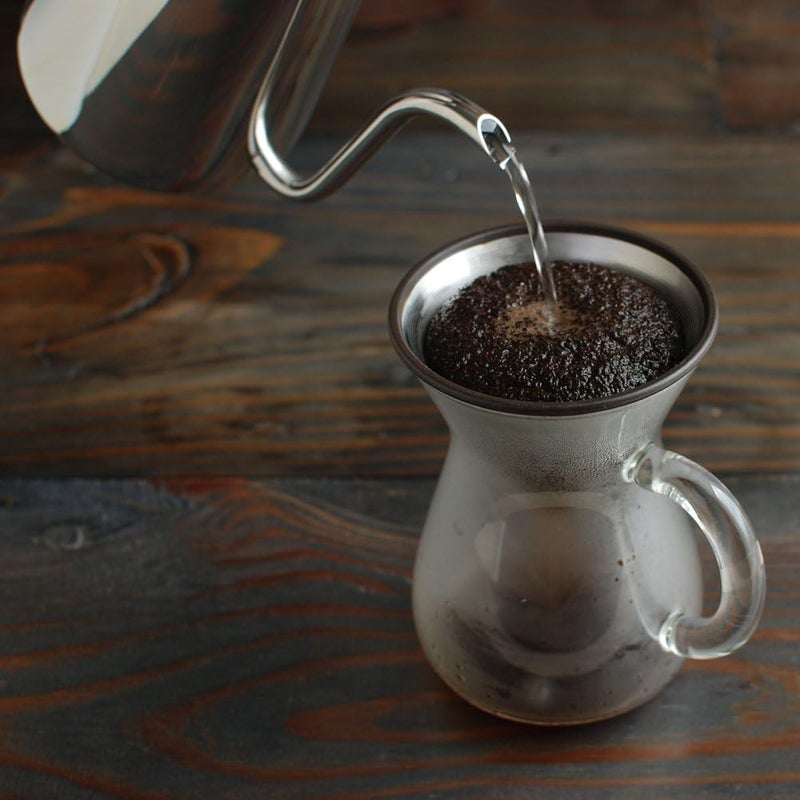 Kinto 300 ml Carafe Coffee Set with Stainless Steel Filter - Image 4