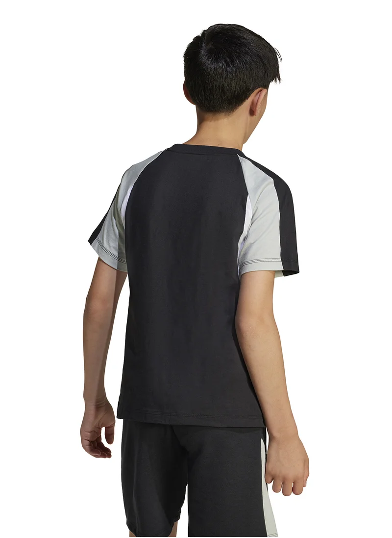 اديداس Youth Seasonal Essential Colorblock T-Shirt