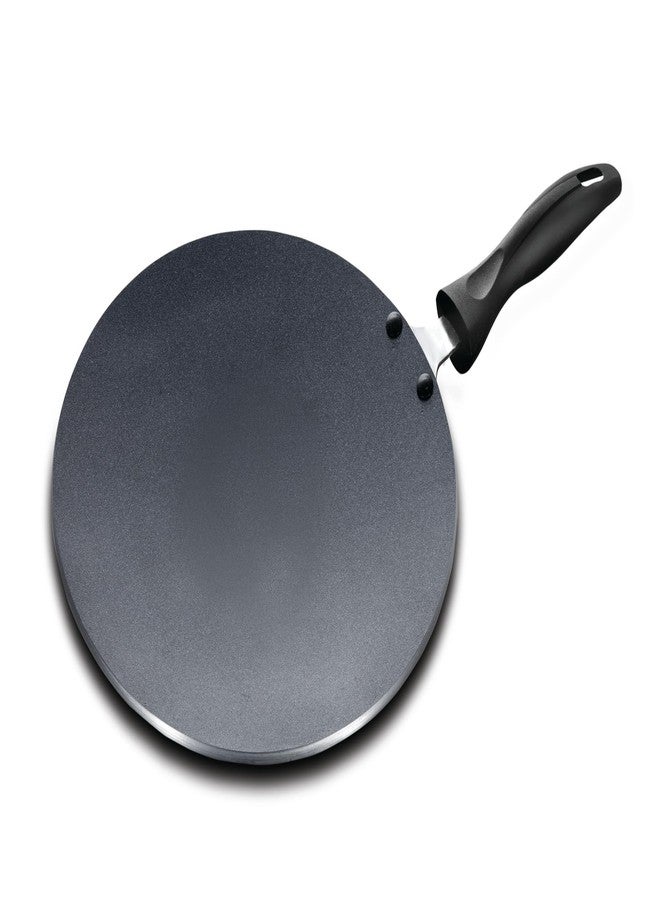 Anjali Diamond Classic Aluminium Non Stick Multi Utility Tawa Super No.11, Black - Image 1