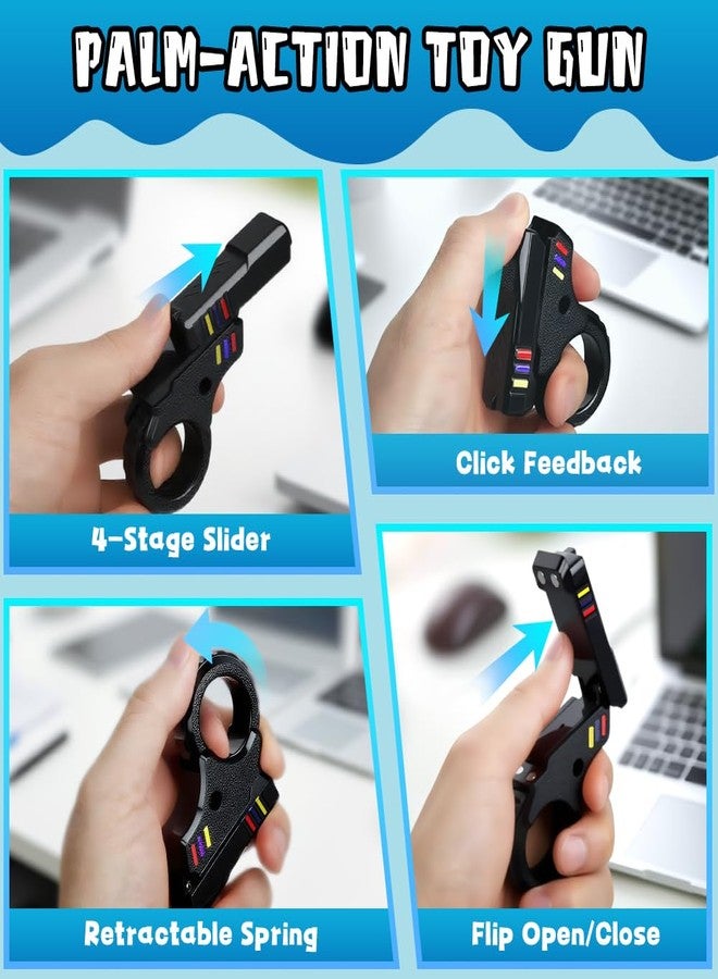 Dilabnba 5PCS Fidget Toys Bluk, Fidget Slider Ring Figette Cube Pad Finger Bike Chain Keyboard for Stocking Stuffers Stress Anxiety for Adult - Image 4