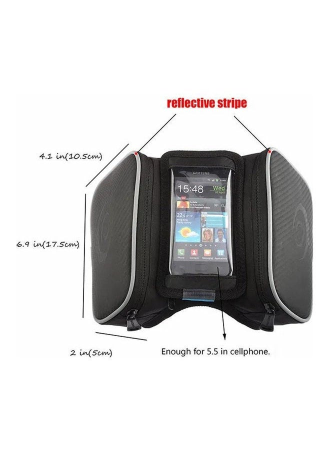 Generic - Bicycle Frame Pannier Black Front Bag for Cycle - Image 1