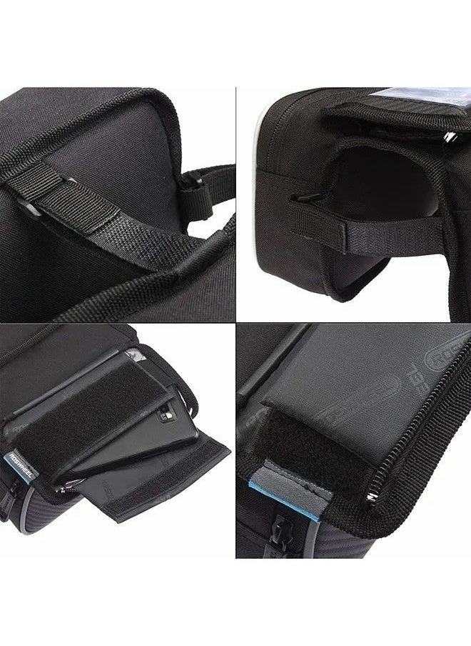 Generic - Bicycle Frame Pannier Black Front Bag for Cycle - Image 1