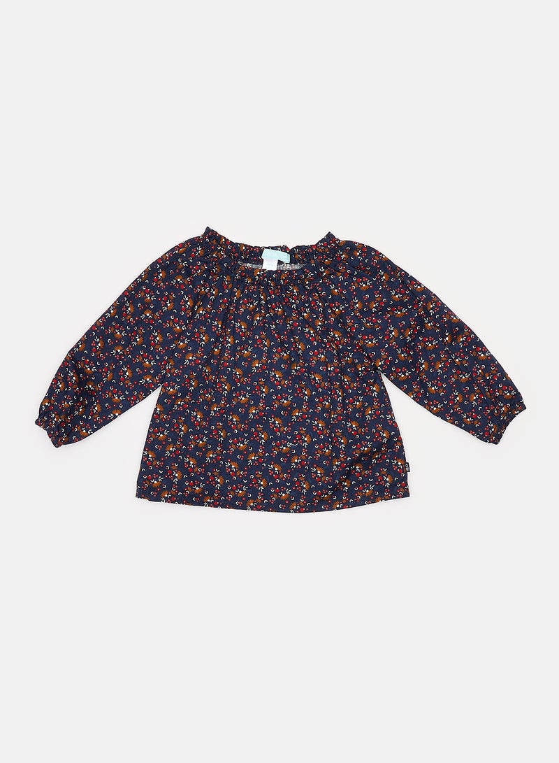 Okaidi Red Shirt for Girls - Image 1