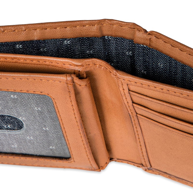 Levi's محفظة ليفي's للرجال بتصميم ريد بلوكينغ بسعة إضافية من الجلد، نحيفة الطي - Image 5