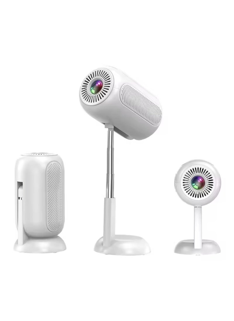 Venus - VENUS 4K Portable Projector/Image Size 100 Inches/Distance 2.95 Meters/Built-in Speaker - White - Image 1