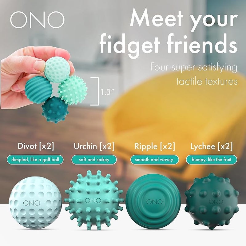ONO Signets – Handheld Fidget Toy for Adults | Help Relieve Stress, Anxiety, Tension | Promotes Focus, Clarity | Compact, Portable Design (Teal) - Image 3