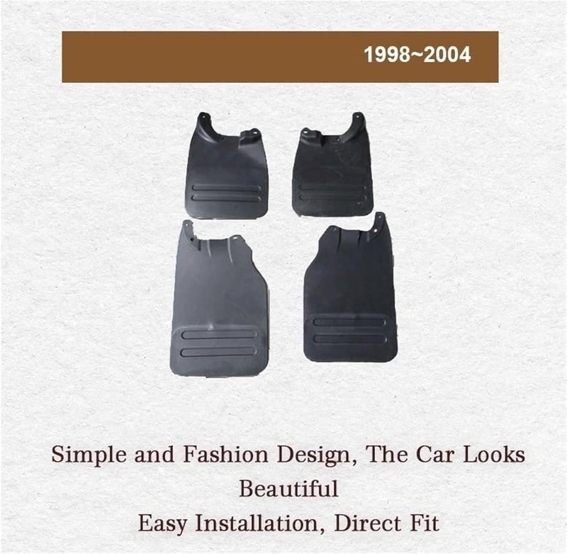 QASULER Car Mudguards for Toyota HiLux 1998-2004 - Image 3