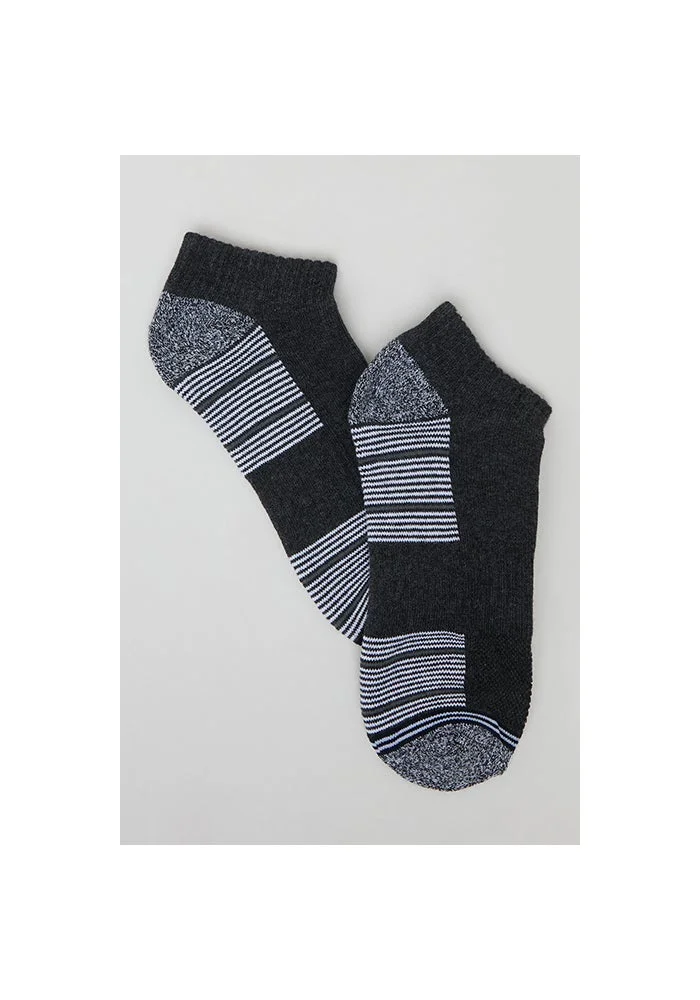 R&b  3 Pack Color Block Ankle Socks for Men | Best Price UAE