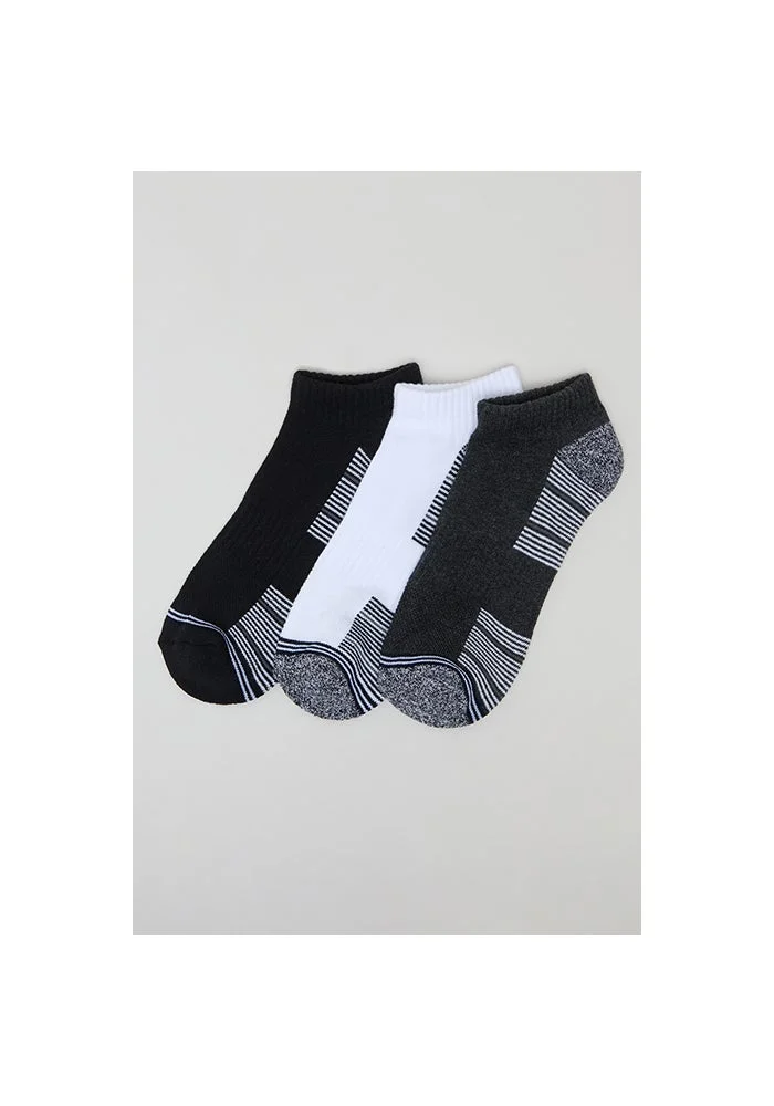 أر أند بي 3 Pack Color Block Ankle Socks