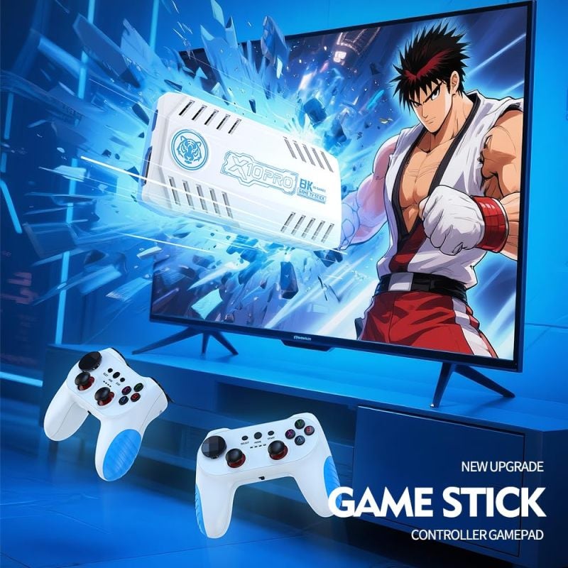 Retro Game Stick 128GB TF Card 4K HDMI Plug Play Console - 50000+ Classic Games Dual 2.4G Controllers Video Game Emulator for Family Gatherings - Image 3