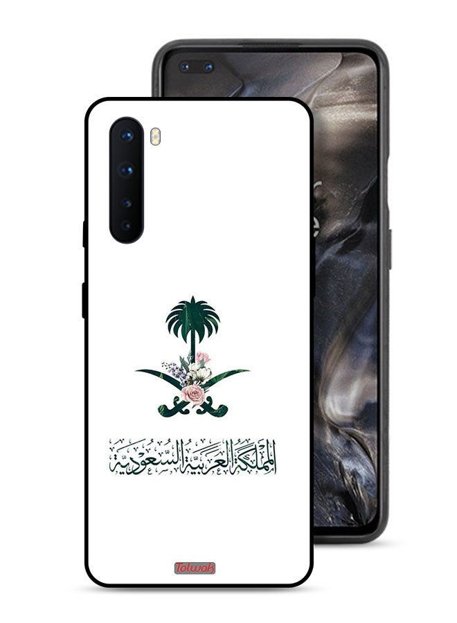 Tolwak OnePlus Nord Protective Case Cover Kingdom Of Saudi Arabia Sign Of Flowers - Image 1