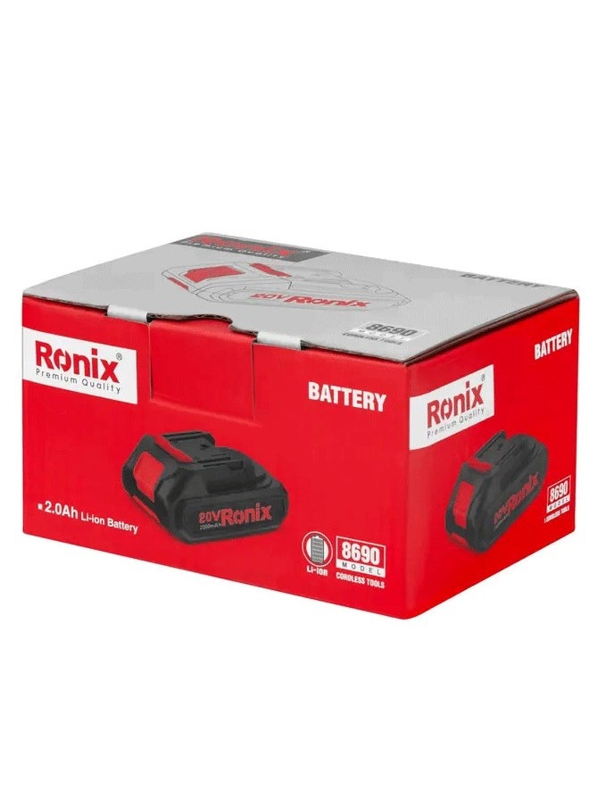 RONIX 20V battery 2Ah  - Image 3
