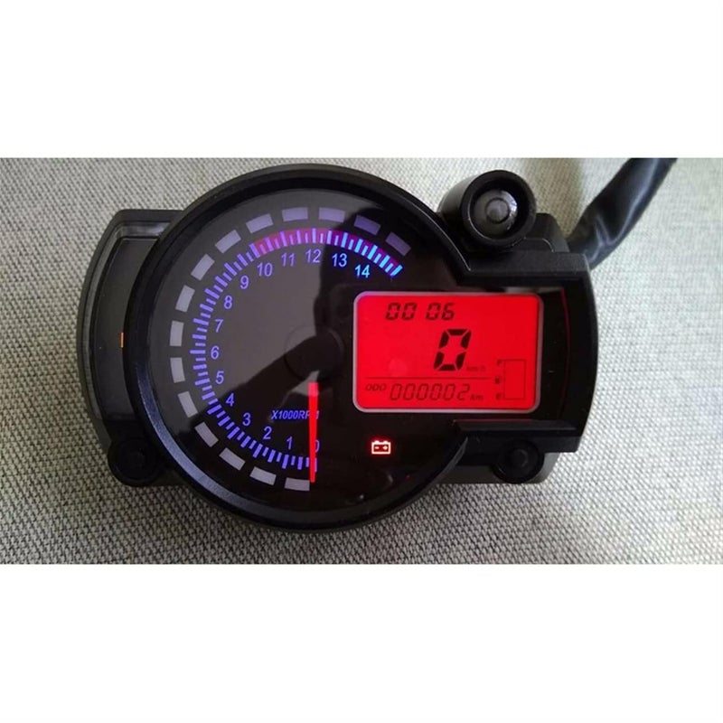 DEMULAX LCD Digital Motorcycle Speedometer Cluster - Image 4