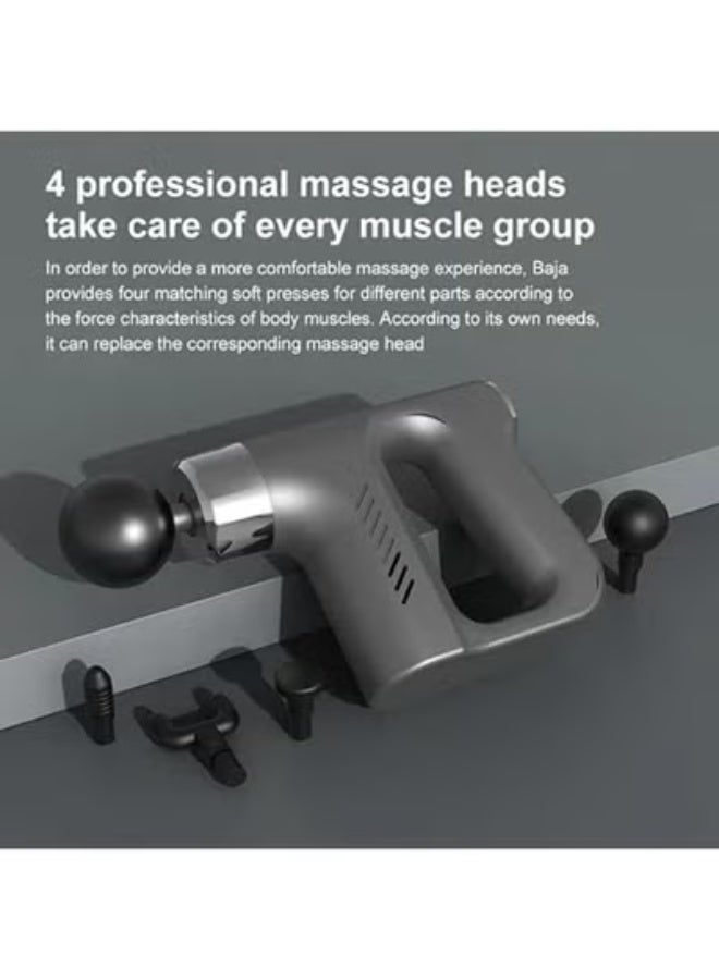 جهاز مساج عضلات أصلي محمول – مساج عميق للعضلات – جهاز كهربائي صغير مع شاشة تعمل باللمس – هادئ وقابل لإعادة الشحن - Image 5