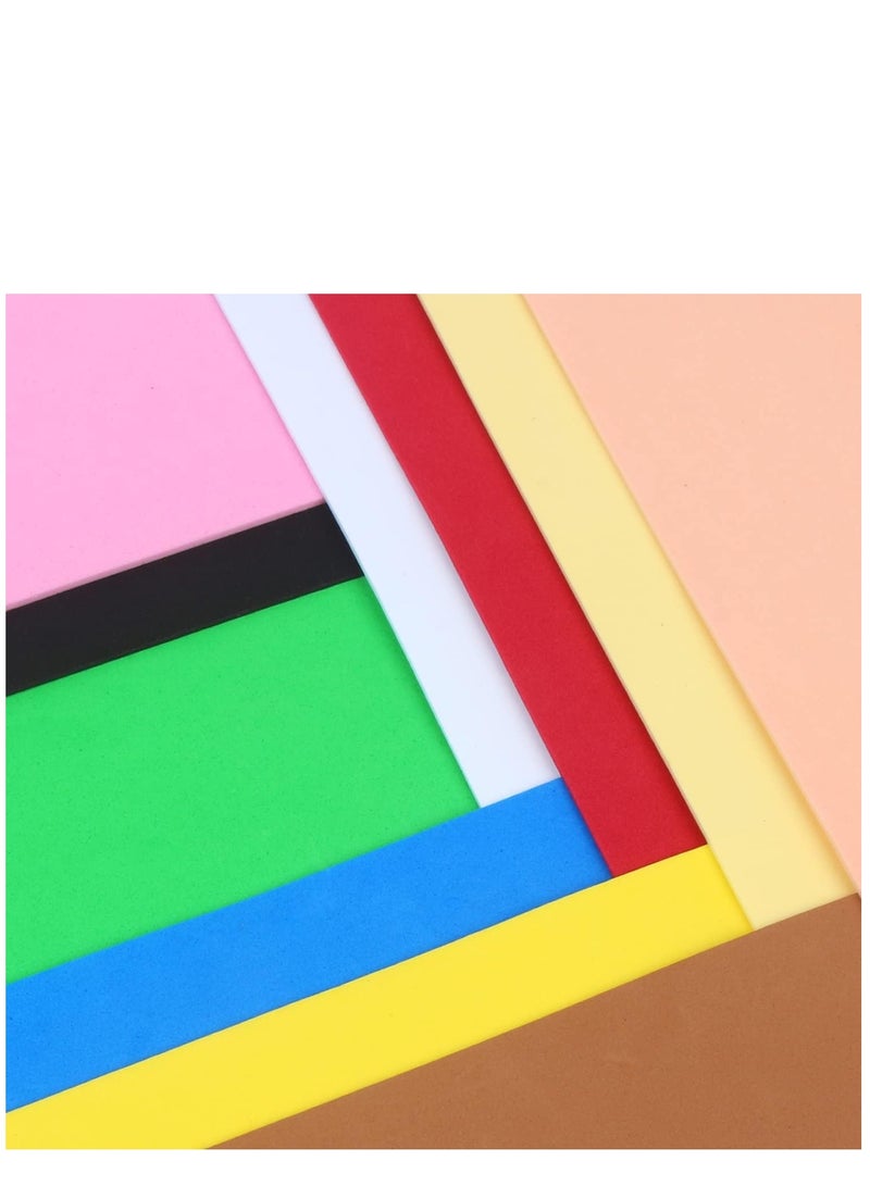 KASTWAVE 10 PCS EVA Foam Paper Sheets, for Handicraft Kids Arts Craft DIY Projects Classroom Parties Custom Card Facemask Halloween(7.8x10.6 IN) - Image 1