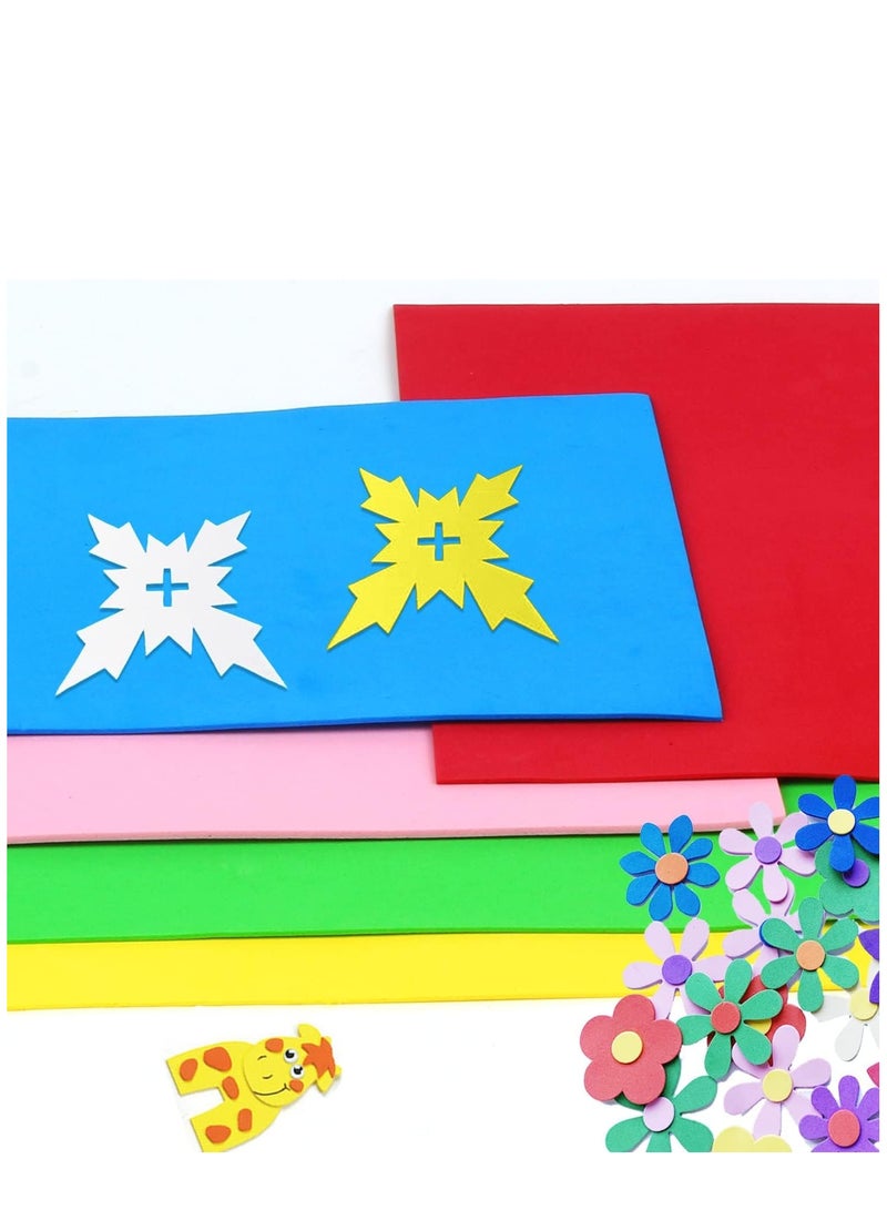 KASTWAVE 10 PCS EVA Foam Paper Sheets, for Handicraft Kids Arts Craft DIY Projects Classroom Parties Custom Card Facemask Halloween(7.8x10.6 IN) - Image 3