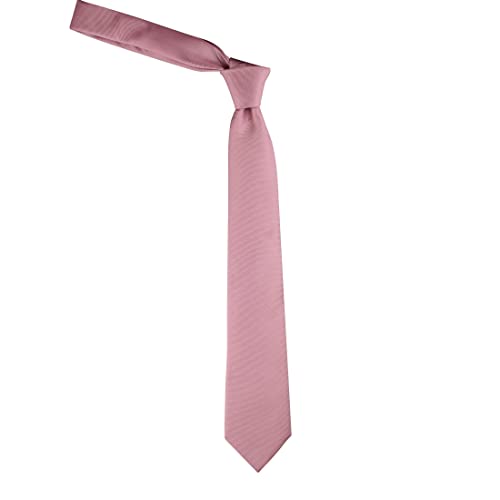 Kovove Kavove The Essentials Self Striped peach Necktie For Men - Image 4