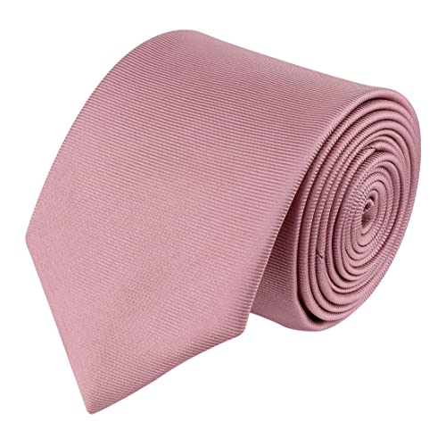 Kovove Kavove The Essentials Self Striped peach Necktie For Men - Image 1