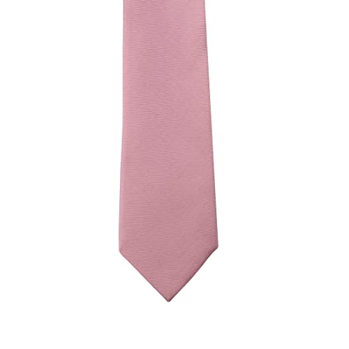 Kovove Kavove The Essentials Self Striped peach Necktie For Men - Image 5