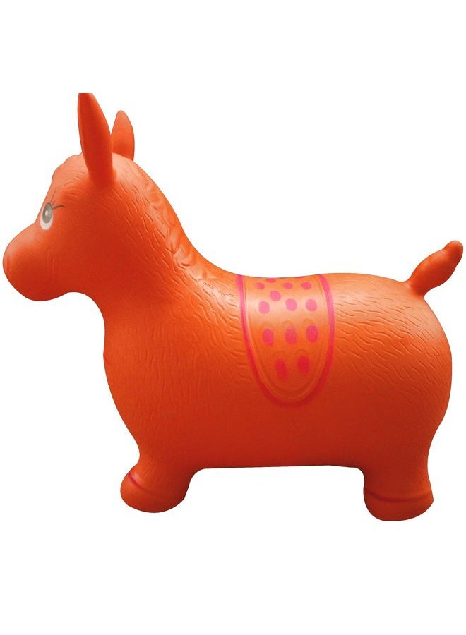 AppleRound Orange Horse Hopper, Pump Included (Inflatable Space Hopper, Jumping Horse, Ride-on Bouncy Animal) - Image 4
