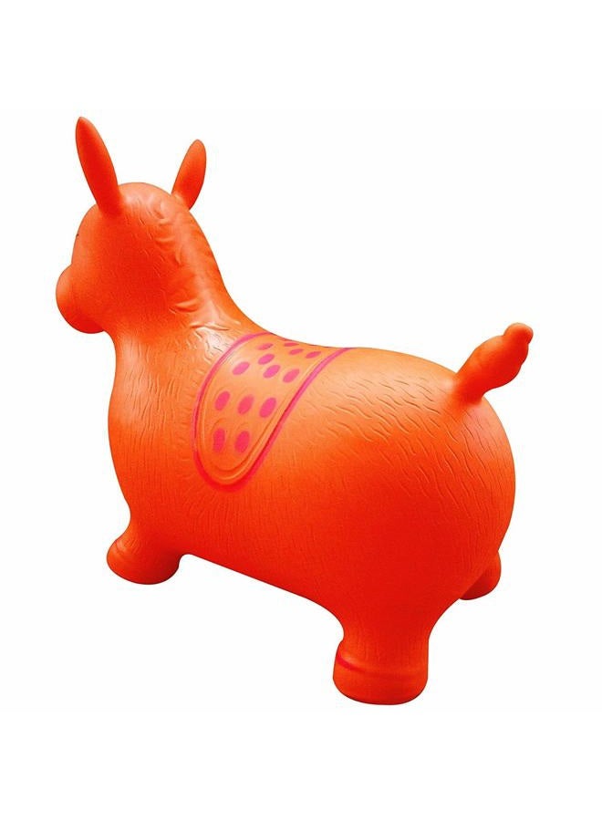 AppleRound Orange Horse Hopper, Pump Included (Inflatable Space Hopper, Jumping Horse, Ride-on Bouncy Animal) - Image 3