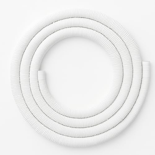 SBD 6 Meter easyfit Washing Machine inlet Pipe | Washing Machine Tap Connector Pipe | Leak-Free Flexible Design Rubber Interface | Water inlet Pipe (Pack Of 1) (White, 6 Mtr) - Image 1
