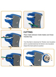 Generic QAZ Self Adjusting Cable Wire Insulation Stripper Cutter Automatic Tool  Heavy Duty  Work for Cable 02 MM to 6 MM  MT02DX  - Image 5