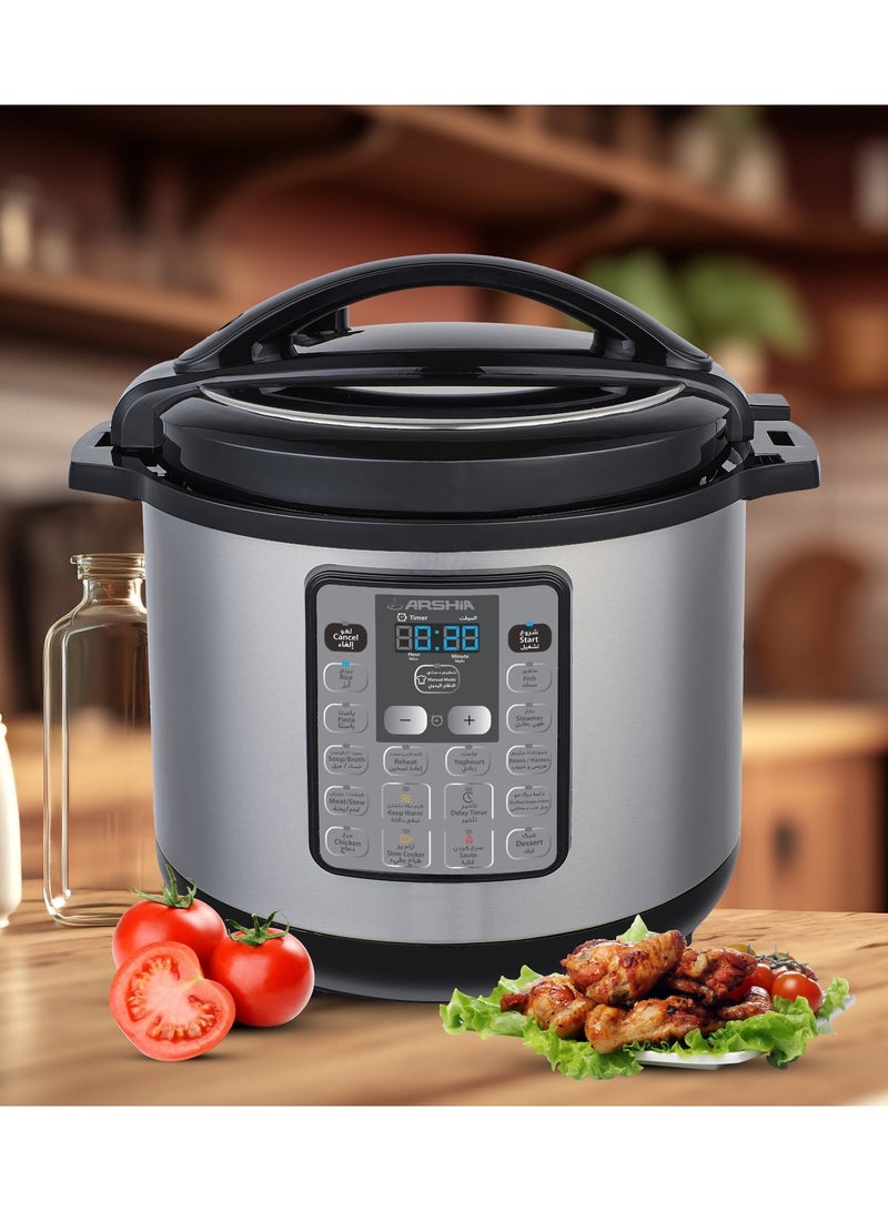 Arshia Digital Pressure Cooker 12L – Multi-Functional with LED Display - Image 3