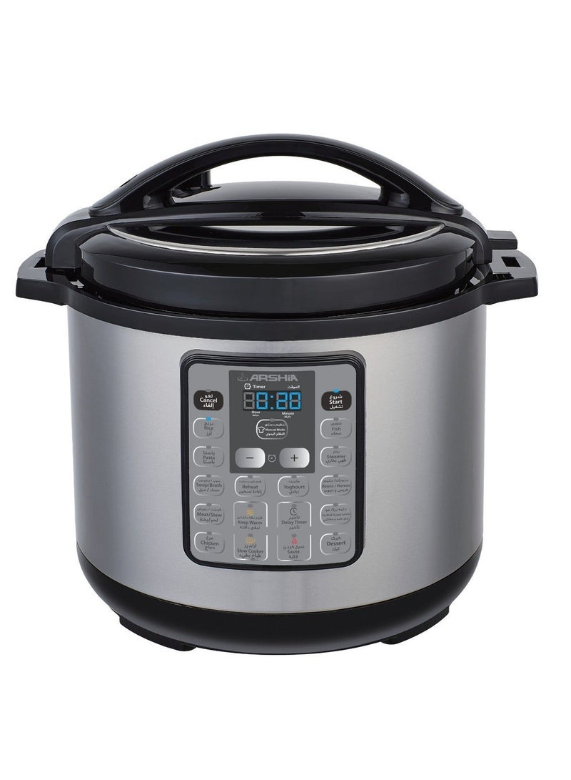 Arshia Digital Pressure Cooker 12L – Multi-Functional with LED Display - Image 1