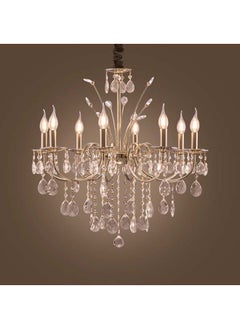 8-Arm Chandelier Gem Crystal Plate(Solaire Gold)