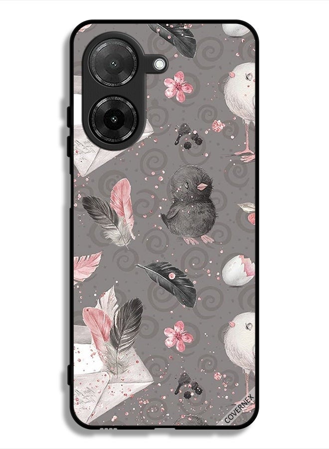 Covernex Xiaomi Redmi A5 4G Protective Case Cover Feathers & Chicks - Image 1
