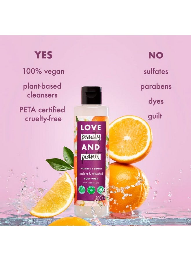 Vitamin C & Orange Body Refreshing Body Wash|Natural Shower Gel For Glowing Skin,200Ml - pzsku/Z18E08E29699BE4069E9EZ/45/_/1735817351/c862f879-bdc6-45db-b0c2-297aaa17cd29