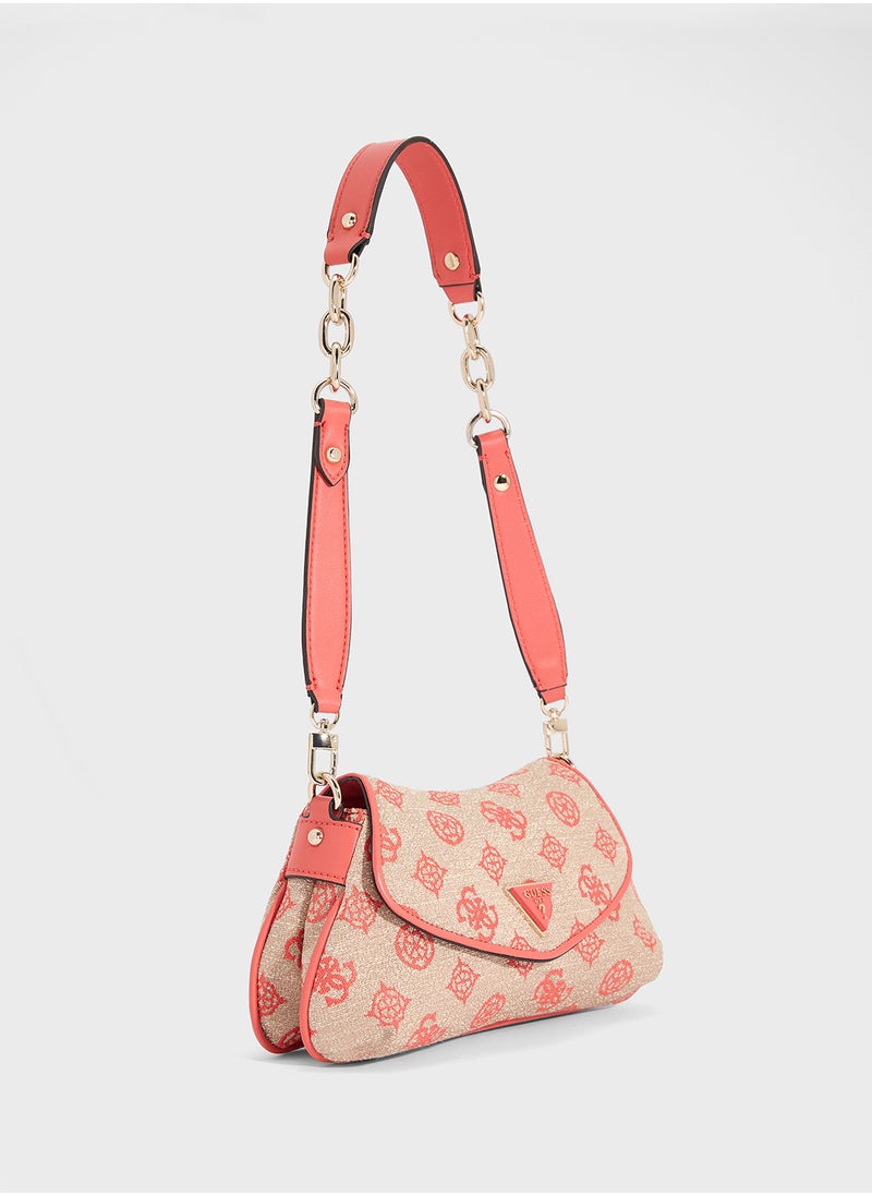 GUESS Beyza Flap Shoulder Bag  - Image 3