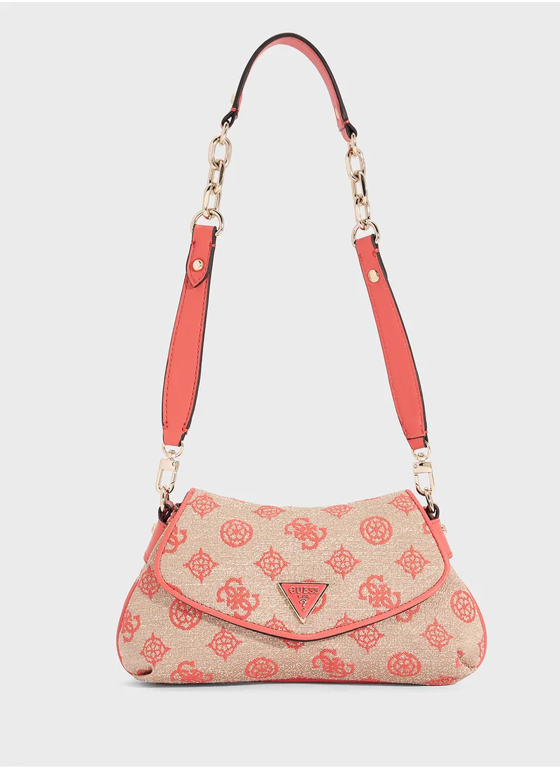 GUESS Beyza Flap Shoulder Bag