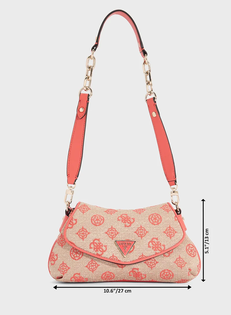 GUESS Beyza Flap Shoulder Bag