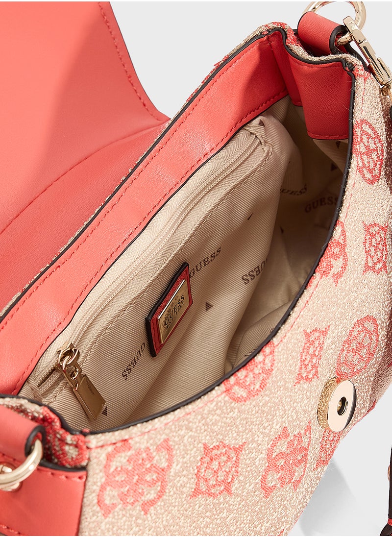 GUESS Beyza Flap Shoulder Bag  - Image 5
