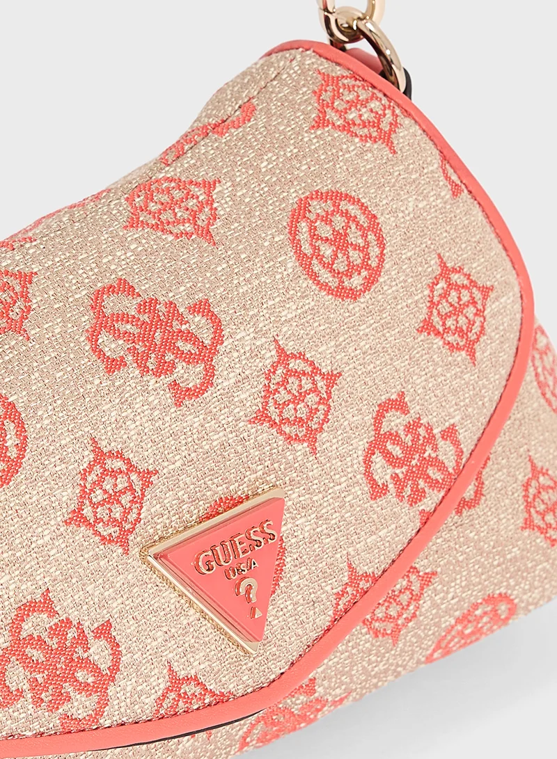 GUESS Beyza Flap Shoulder Bag