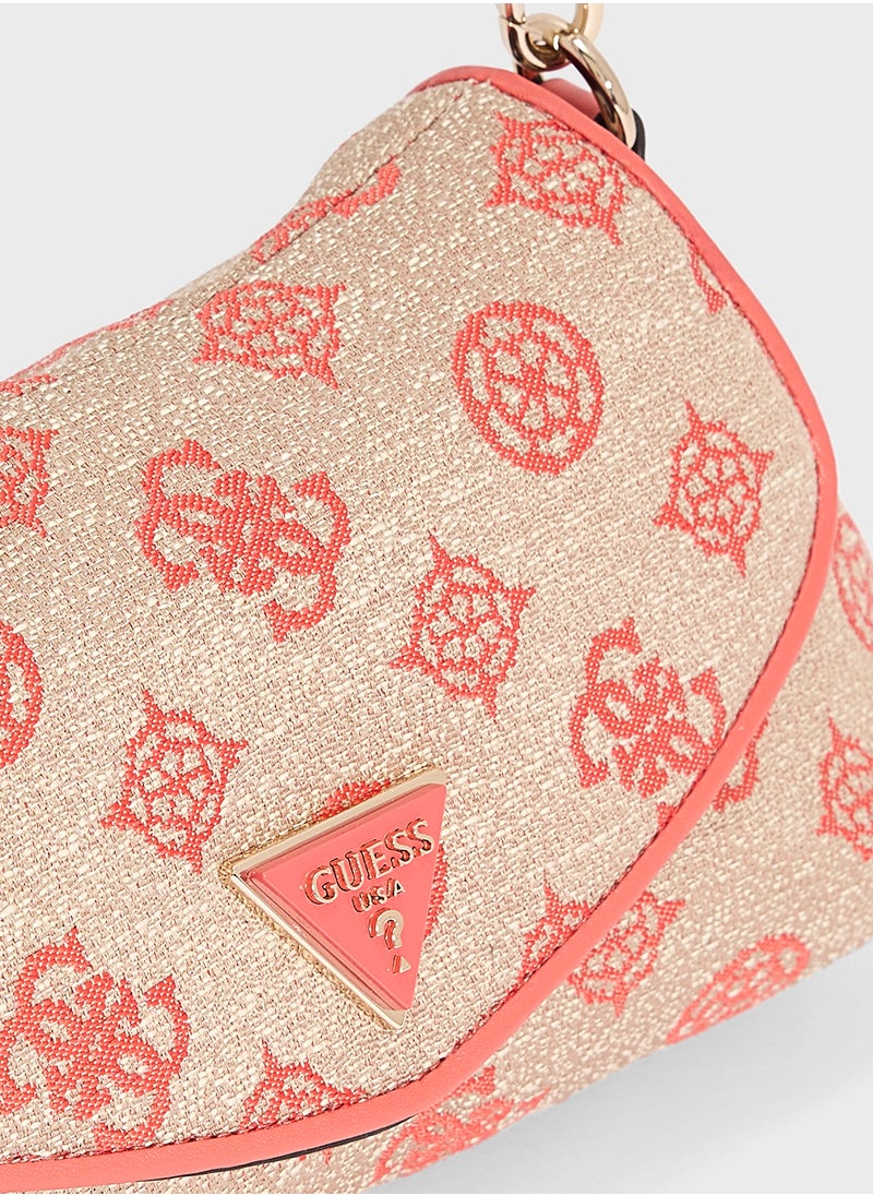 GUESS Beyza Flap Shoulder Bag  - Image 4