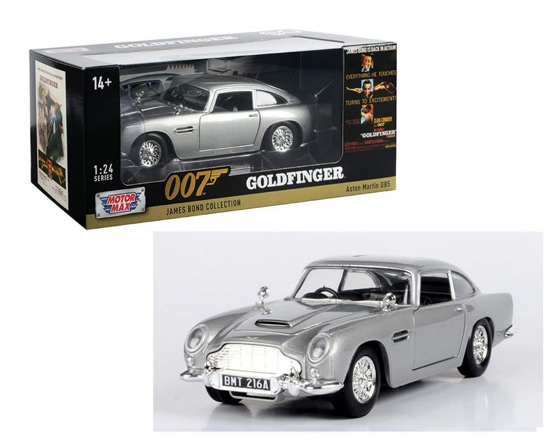 MOTORMAX Motor Max AstonMartin DB5 James Bond 79857WSV 124 Scale Diecast Model Toy Car Unisex Children