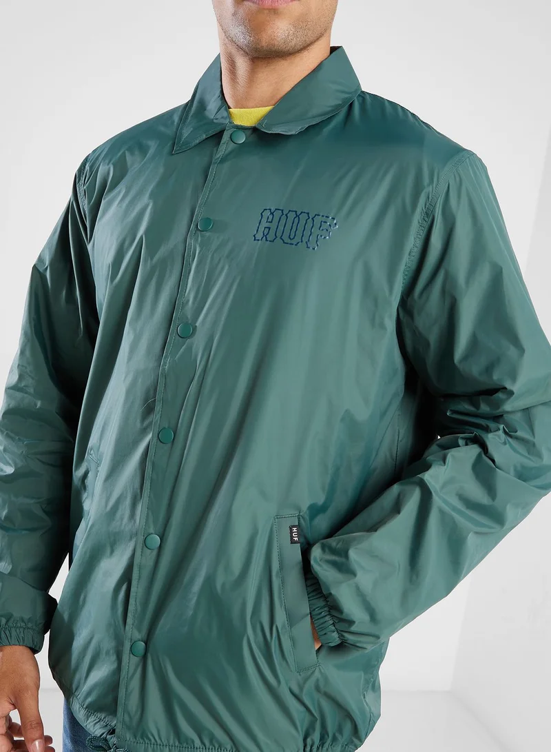 HUF Logo Coaches Jacket