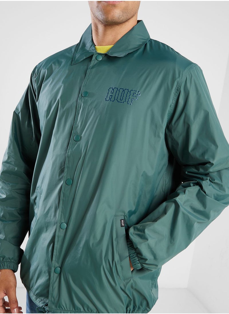 HUF - Logo Coaches Jacket - Image 1