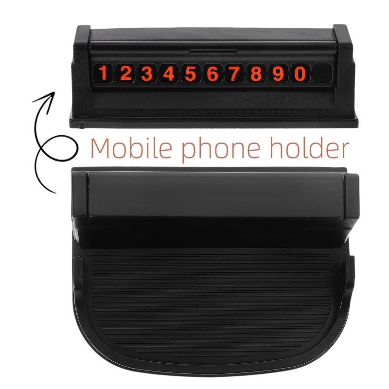Universal Car Phone Holder With Hidden Plate Adjustable Dashboard Mount - Image 4