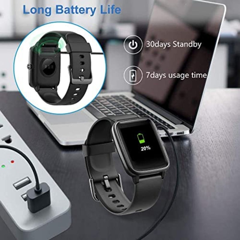 Compatible with Mgaolo Smart Watch Charger, Magnetic USB Charging Cable Replacement Charger Cable Compatible with Mgaolo H97 PRO Smart Watch-1.5 Inch + - Image 2