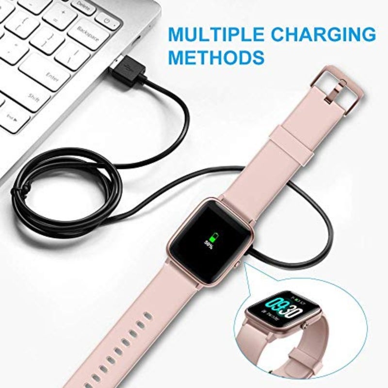Compatible with Mgaolo Smart Watch Charger, Magnetic USB Charging Cable Replacement Charger Cable Compatible with Mgaolo H97 PRO Smart Watch-1.5 Inch + - Image 3