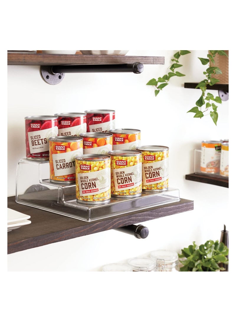 SYOSI 3-Tier Clear Spice Rack Organizer for cabinet (2-Pack)  Multi-purpose Organizer -for Kitchen Pantry, Countertop, Bathroom, Bedroom, Office, Desk, Shelf - Acrylic - BPA Free - Image 2