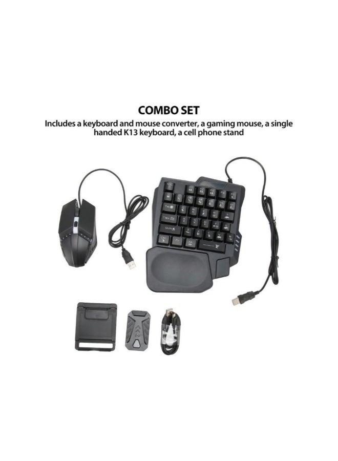 ACLIX 4-in-1 Mobile Gaming Set One-Hand Keyboard Gamepad Controller Mouse & Converter Model Mix Lite+ for Android No Lag PC-Like Gaming Feel on Android - Image 4