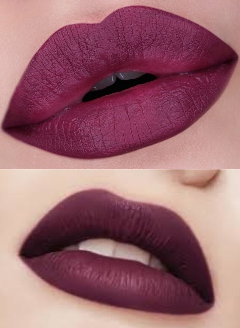Milani Amore Satin Matte Lip Crème - Shade 06 Revel Berry Purple | Long-Lasting, Lightweight, Velvet-Matte Finish | Hydrating, Full-Coverage Liquid Lipstick - Image 3