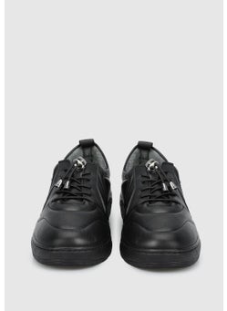 eclipse Black Leather Women's Shoes  - Image 4